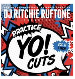 Turntable Training Wax Ritchie Ruftone Practice Yo! Cuts Vol. 11: 7" BLACK Scratch Record