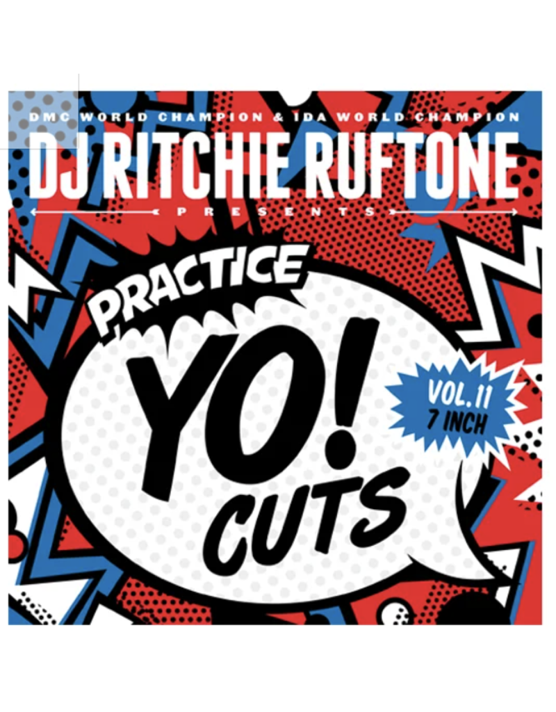 Turntable Training Wax Ritchie Ruftone Practice Yo! Cuts Vol. 11: 7" BLACK Scratch Record