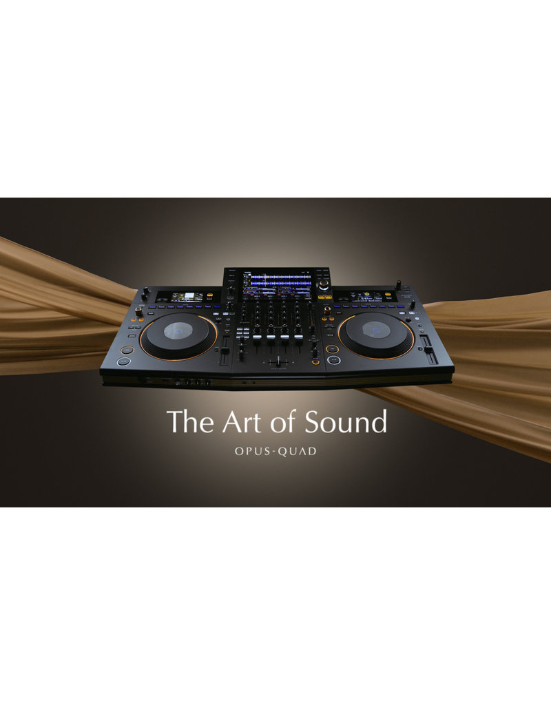OPUS-QUAD: 4-Channel DJ System, 4-Deck playback, Smart cue, Rekordbox & Serato DJ Pro compatibility - Pioneer DJ