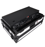 ProX ProX ATA Flight Case for DDJ-1000, FLX6, SX3 w/ Laptop Shelf 1U Rack Space and Wheels - White/Black (XS-DDJ1000WLTWH)
