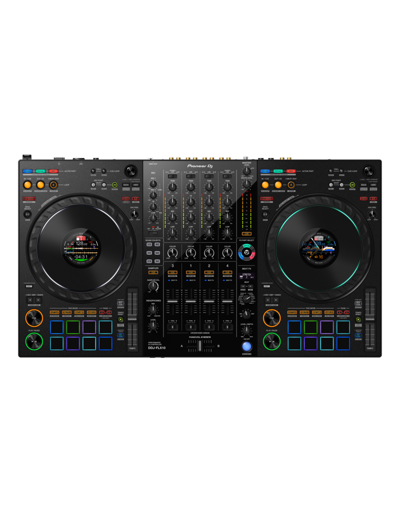 Pioneer DJ コントローラー FLX10 smailraw専 DDJ-FLX10-W_prm_top_250611.jpg