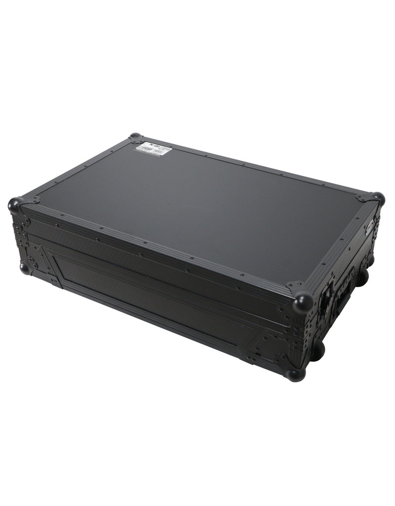 ProX ProX ATA Style Flight Case for REV7 w/ Laptop Shelf + Wheels Black/Black (XS-DDJREV7WLTBL)