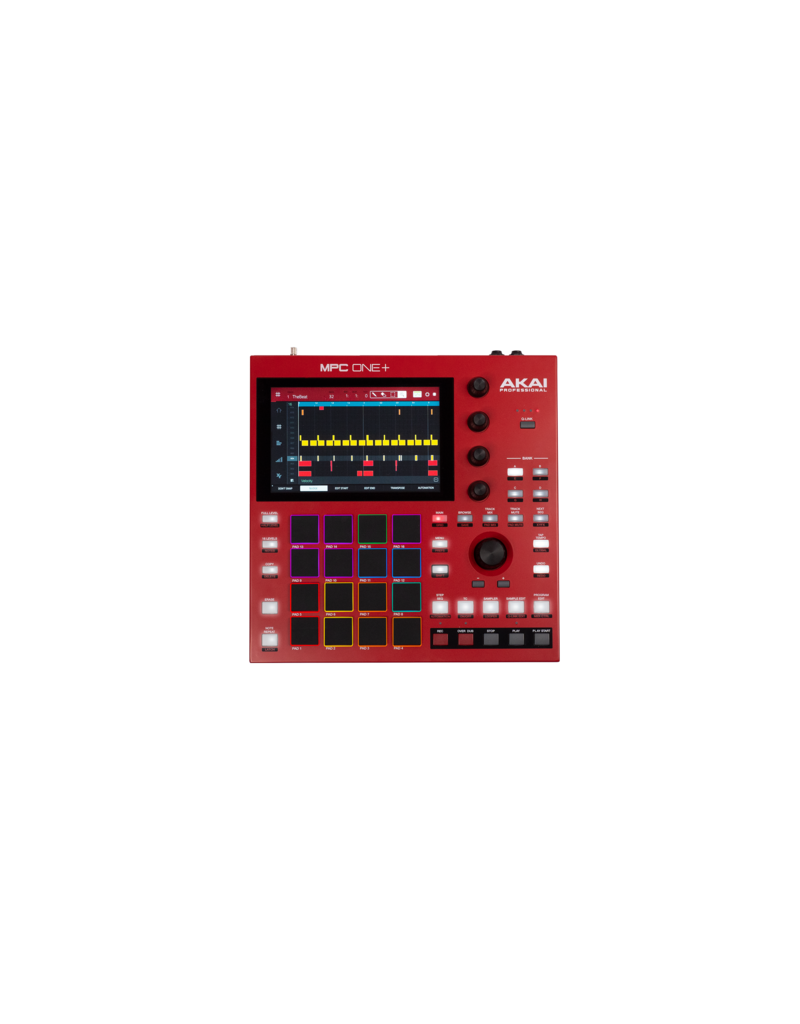 AKAI Akai Pro MPC One+ Standalone Music Production Center with Sampler and Sequencer (Red)