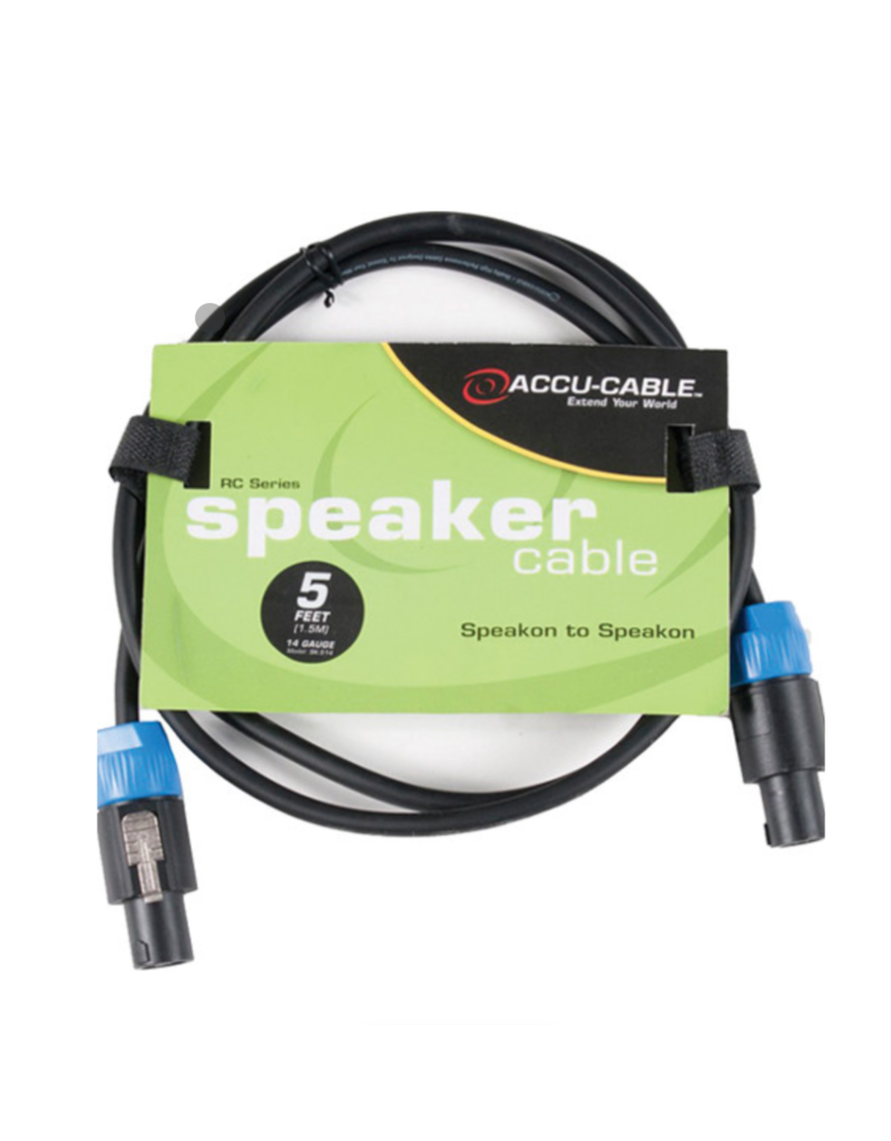 ADJ Speakon to Speakon 14 Gauge Speaker Cable (5') - ADJ (SK514 )