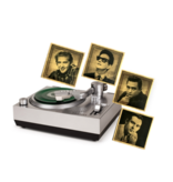 Crosley Crosley Mini Turntable for 3 Inch Vinyl Records w/Sun Records Set of 4