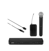 Shure BLX1288/CVL-H9  Dual-Channel Wireless Combo Lavalier & Handheld Microphone System