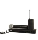 Shure BLX1288/CVL-H9  Dual-Channel Wireless Combo Lavalier & Handheld Microphone System