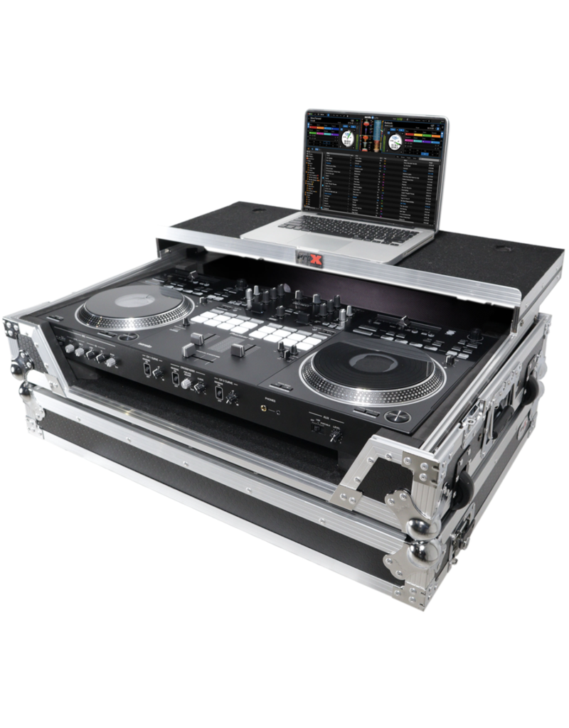 ProX ProX ATA Style Flight Case for Pioneer REV7 with Laptop Shelf Wheels and 1U Rackspace (XS-DDJREV7WLT)