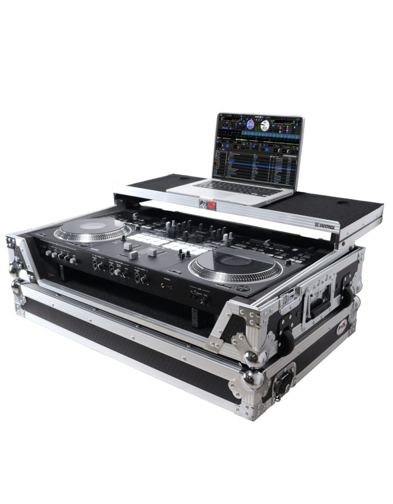 ProX ProX ATA Style Flight Case for Pioneer REV7 with Laptop Shelf Wheels and 1U Rackspace (XS-DDJREV7WLT)