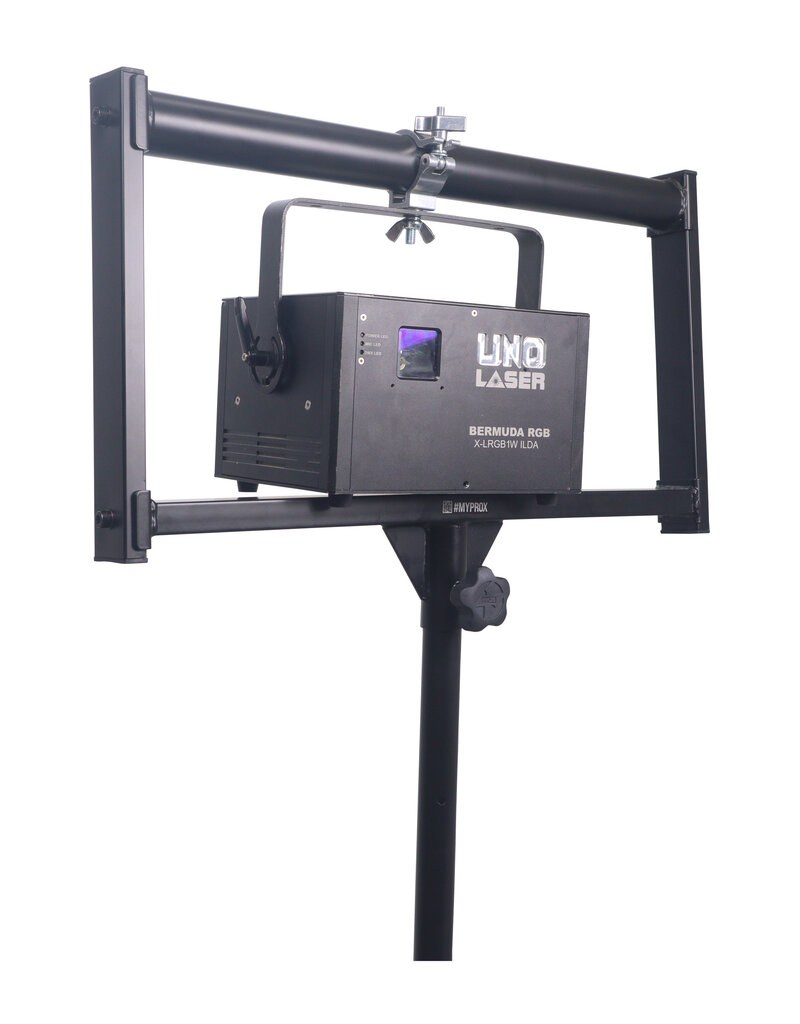 ProX ProX Mobile Mount Bracket for Dual Laser DJ Lighting to Speaker Stand 2 inch Pipe (X-LSB26MK2)