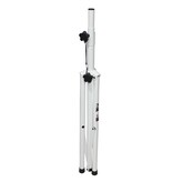 ProX ProX Heavy-Duty All Metal Speaker WHITE Tripod Stand SET OF TWO 4-7 ft. (44"-84") Cloud Series (T-SS28P)