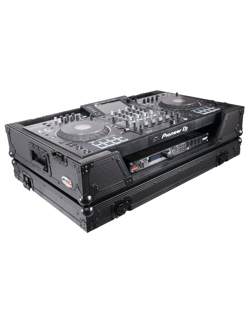 ProX ProX ATA Flight Case For XDJ-XZ  with 1U Rack Space + Wheels Black/Black (XS-XDJXZ WBL)