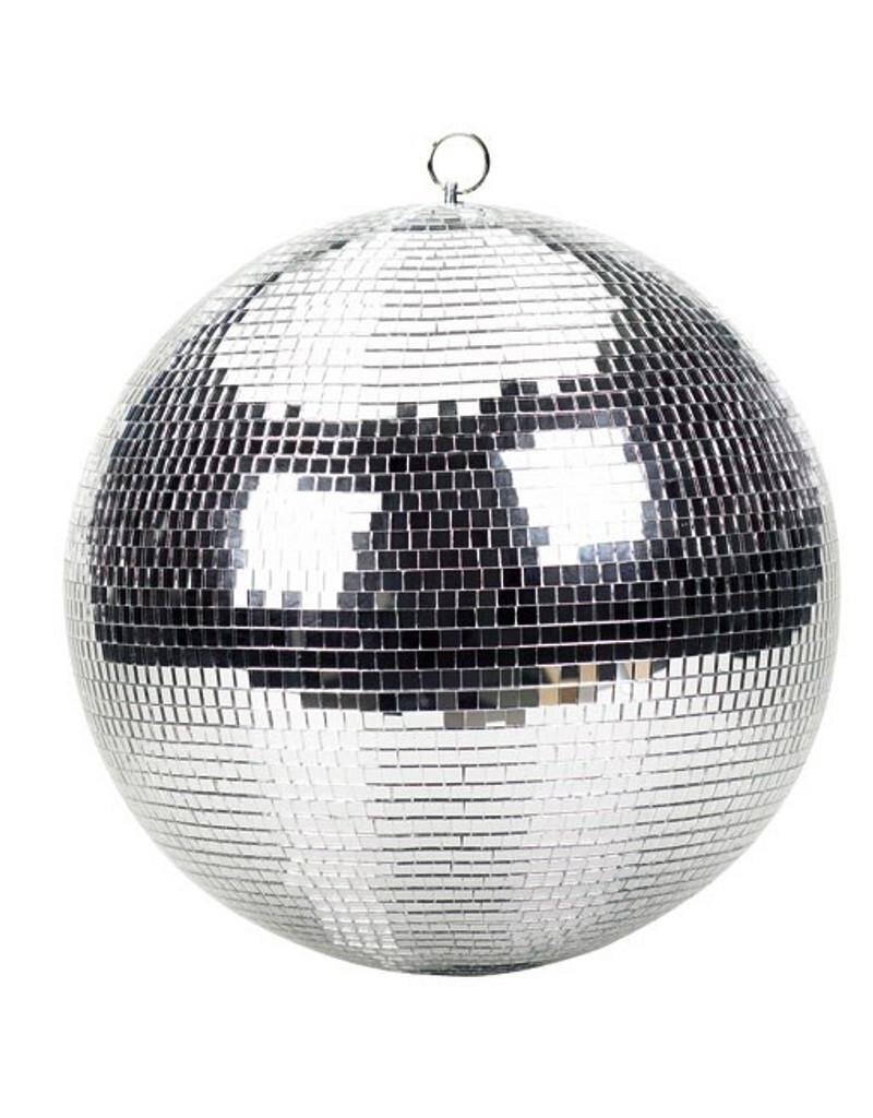 ProX ProX 20" Mirror Disco Ball Bright Silver Reflective Indoor DJ Sphere w/ Hanging Ring for Lighting (MB-20)