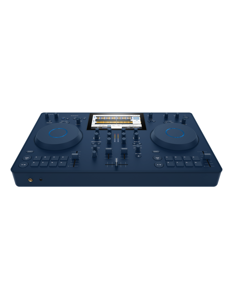 OMNIS-DUO: Portable all-in-one DJ system – features battery power and multiple audio input and output options including Bluetooth ®/MD connectivity and WIFI - AlphaTheta