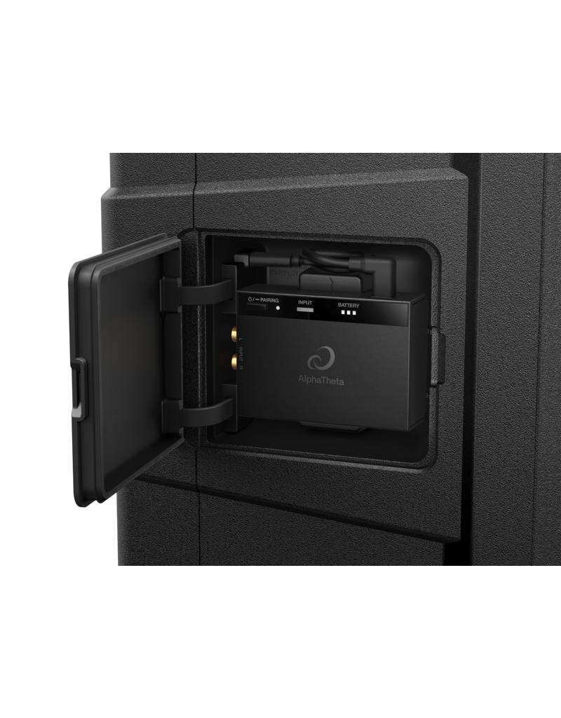 AlphaTheta WAVE-EIGHT 8" Portable DJ speaker – Ultra-low-latency wireless connection, professional sound quality, effortless setup, built-in battery, and waterproof design - AlphaTheta