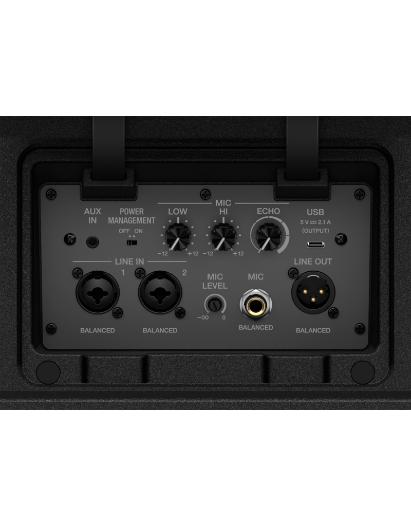 AlphaTheta WAVE-EIGHT 8" Portable DJ speaker – Ultra-low-latency wireless connection, professional sound quality, effortless setup, built-in battery, and waterproof design - AlphaTheta