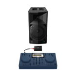 AlphaTheta WAVE-EIGHT 8" Portable DJ speaker – Ultra-low-latency wireless connection, professional sound quality, effortless setup, built-in battery, and waterproof design - AlphaTheta