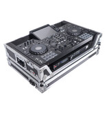 ProX ProX ATA Flight Case For REV5 or RX3 DJ Controller w/ 1U Rack Space + Wheels Black/Silver  (XS-XDJRX3 W)
