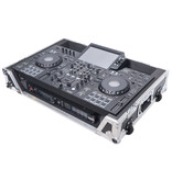 ProX ProX ATA Flight Case For REV5 or RX3 DJ Controller w/ 1U Rack Space + Wheels Black/Silver  (XS-XDJRX3 W)