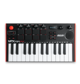AKAI OPEN BOX! Akai Pro MPK MINI Play MK3 Controller Keyboard With  Speakers (MPKMINIPLAYMK3)