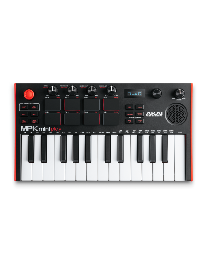 Akai Professional MPK MINI Play MK3 Controller Keyboard With  Speakers