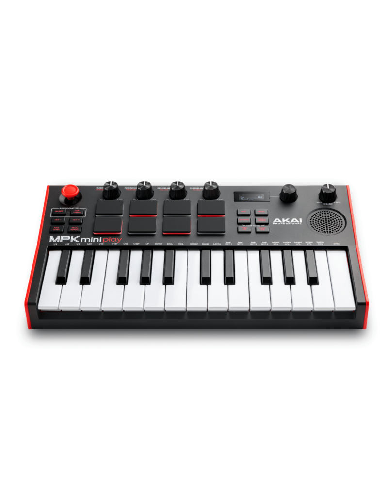 AKAI OPEN BOX! Akai Pro MPK MINI Play MK3 Controller Keyboard With  Speakers (MPKMINIPLAYMK3)
