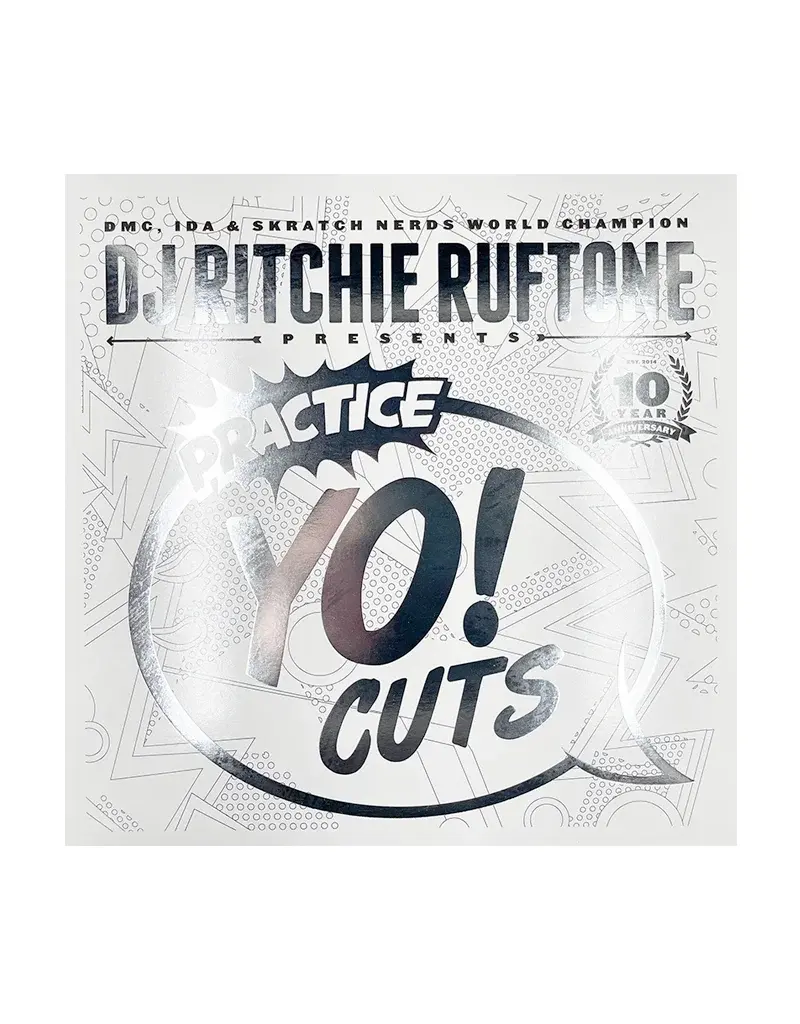 Turntable Training Wax Practice Yo Cuts 10th Anniversary 10" Scratch Record from Ritchie Ruftone