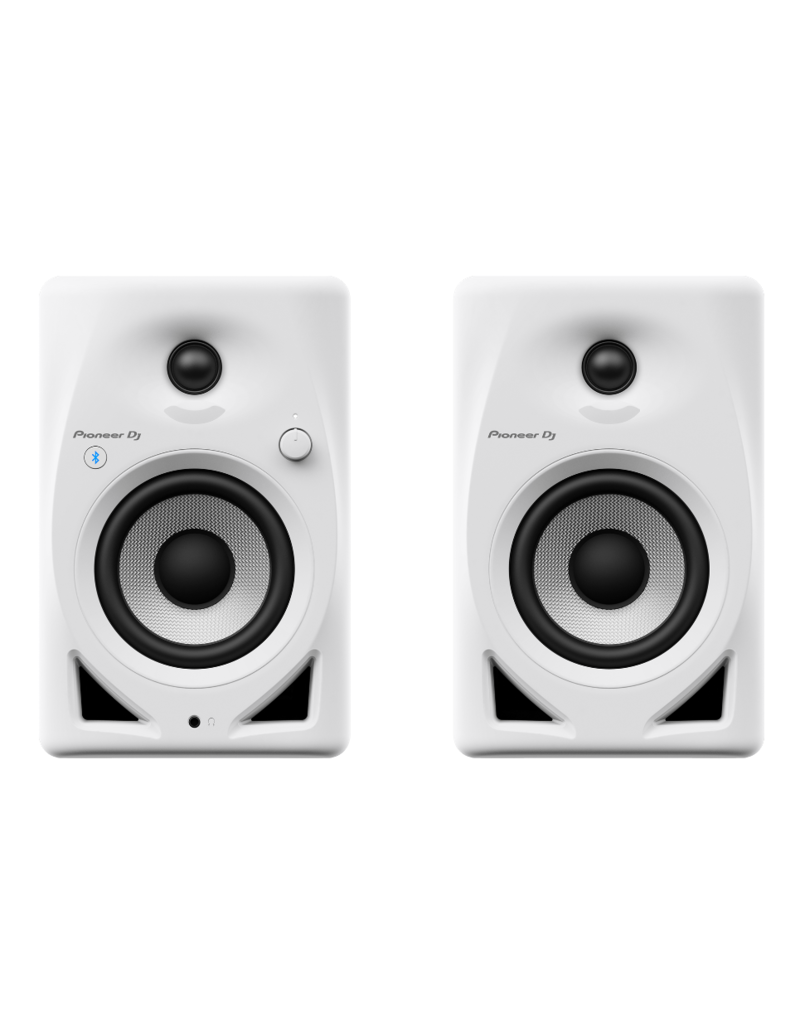 DM-40DBT-W White 4" Compact Active Monitor Speaker with Bluetooth (pair) - Pioneer DJ