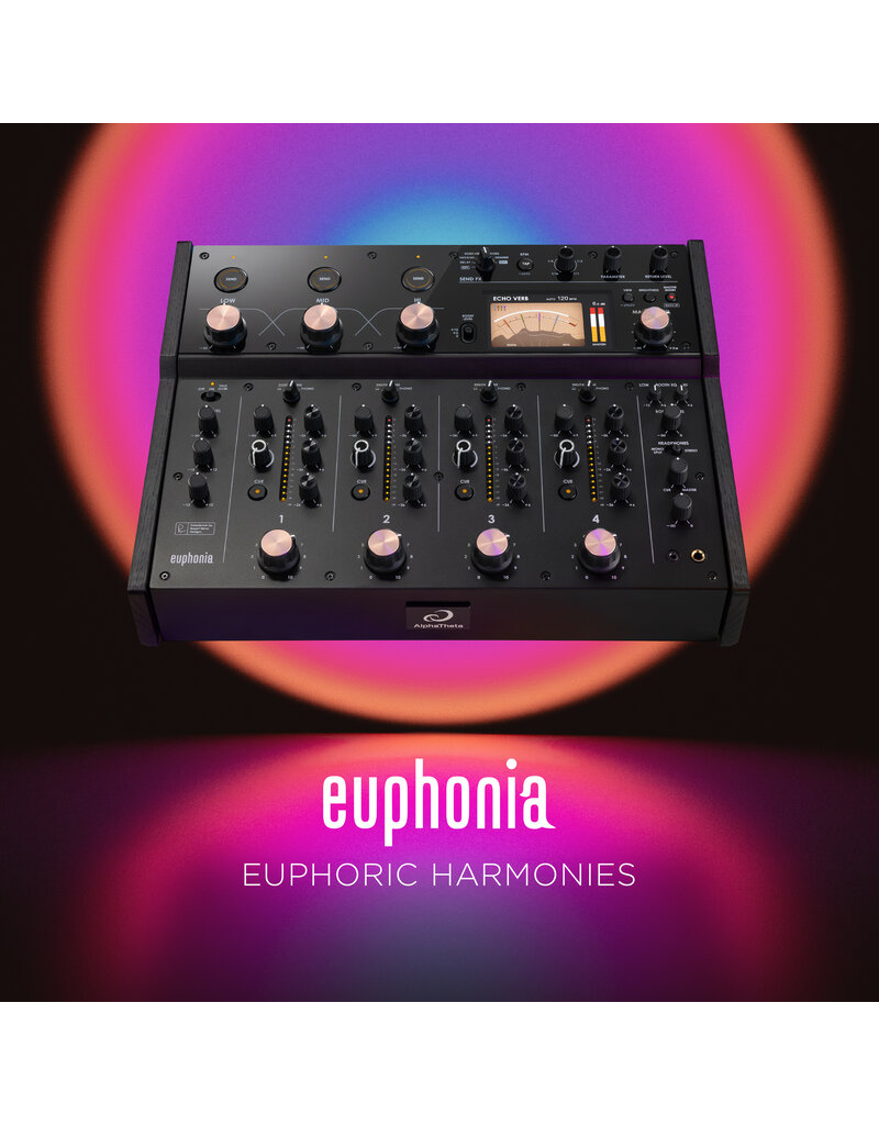 AlphaTheta SPECIAL ORDER Euphonia Professional 4-Channel Rotary Mixer with Rupert Neves Designs Transformer - AlphaTheta