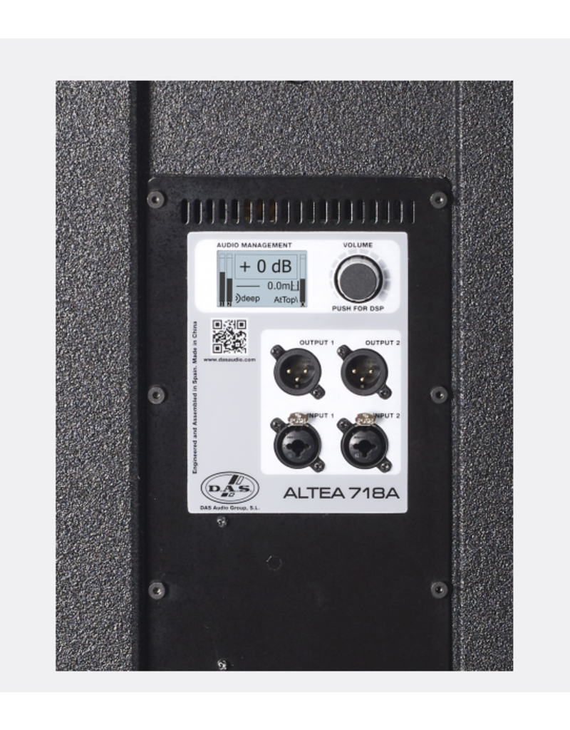 DAS Audio DAS Audio ALTEA-718A-115 Powered 18" Subwoofer - Black