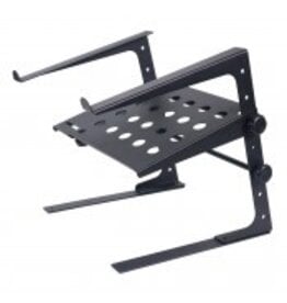 ProX ProX Universal Portable Desktop Laptop Stand with 2nd Tier Shelf and Mounting Clamps for DJ Cases (T-ULPS200)