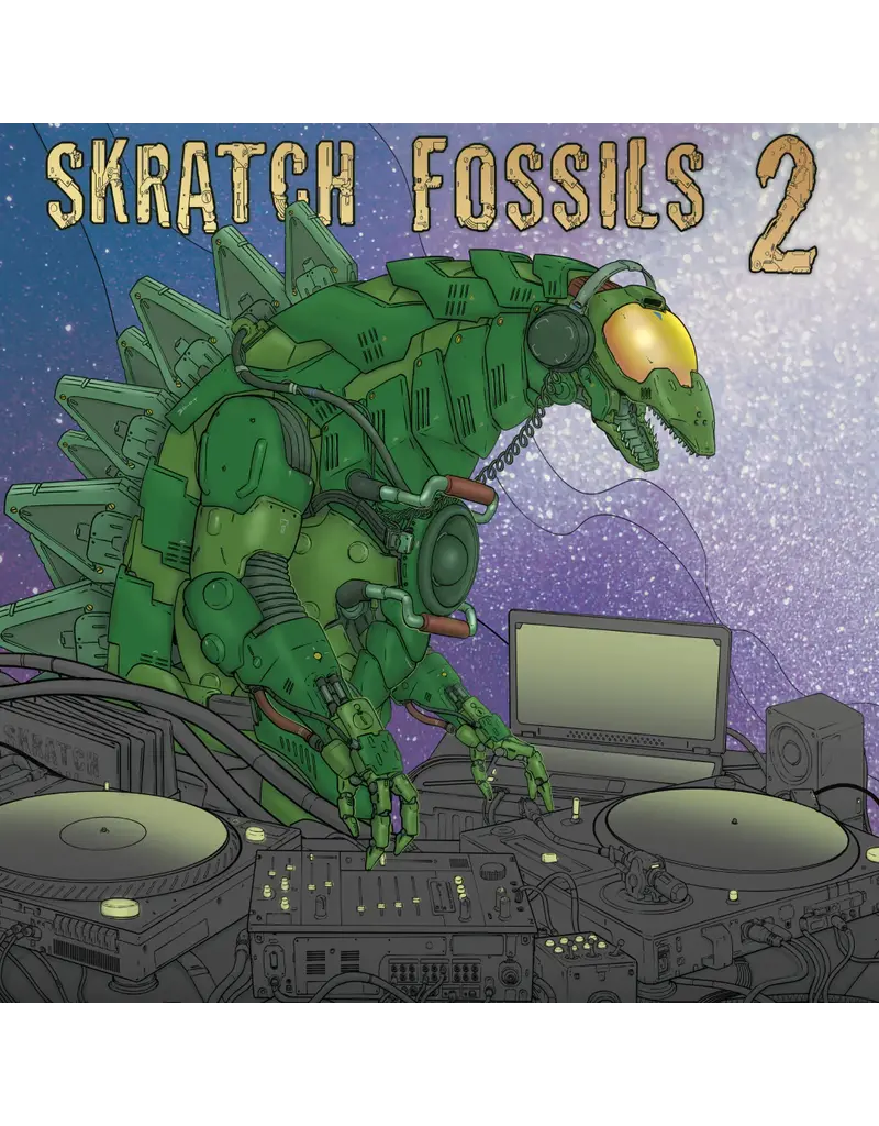 Cut & Paste Skratch Fossils 2: 12" Scratch Record by Moschops