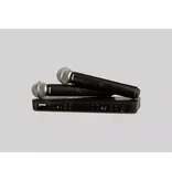Shure BLX288/SM58 Dual-Channel Combo Wireless Handheld Microphone System with SM58 Capsules (H11: 572 to 596 MHz)
