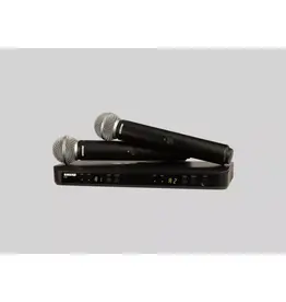 Shure BLX288/SM58 Dual-Channel Combo Wireless Handheld Microphone System with SM58 Capsules (H11: 572 to 596 MHz)