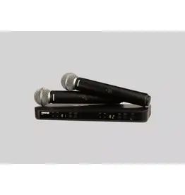 Shure BLX288/SM58 Dual-Channel Wireless Handheld Microphone System with SM58 Capsules (H11: 572 to 596 MHz)