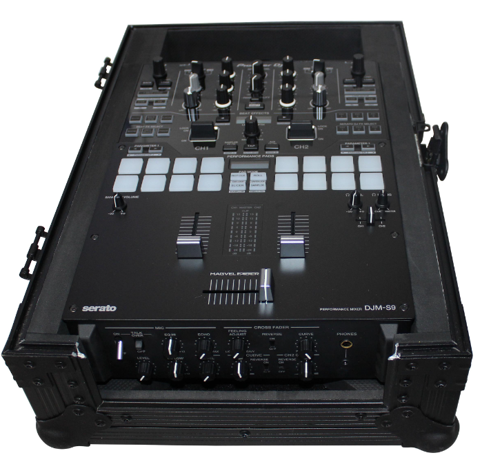 ProX Flight Case for Pioneer DJM-S9 & DJM-S7 Mixer: Black on Black