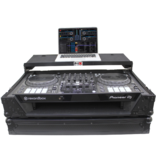 ProX ProX ATA Flight Case for Pioneer DDJ-1000 FLX6 SX3 DJ Controller w/ 1U Rack Space Wheels and LED - Black (XS-DDJ1000WLTBL LED)