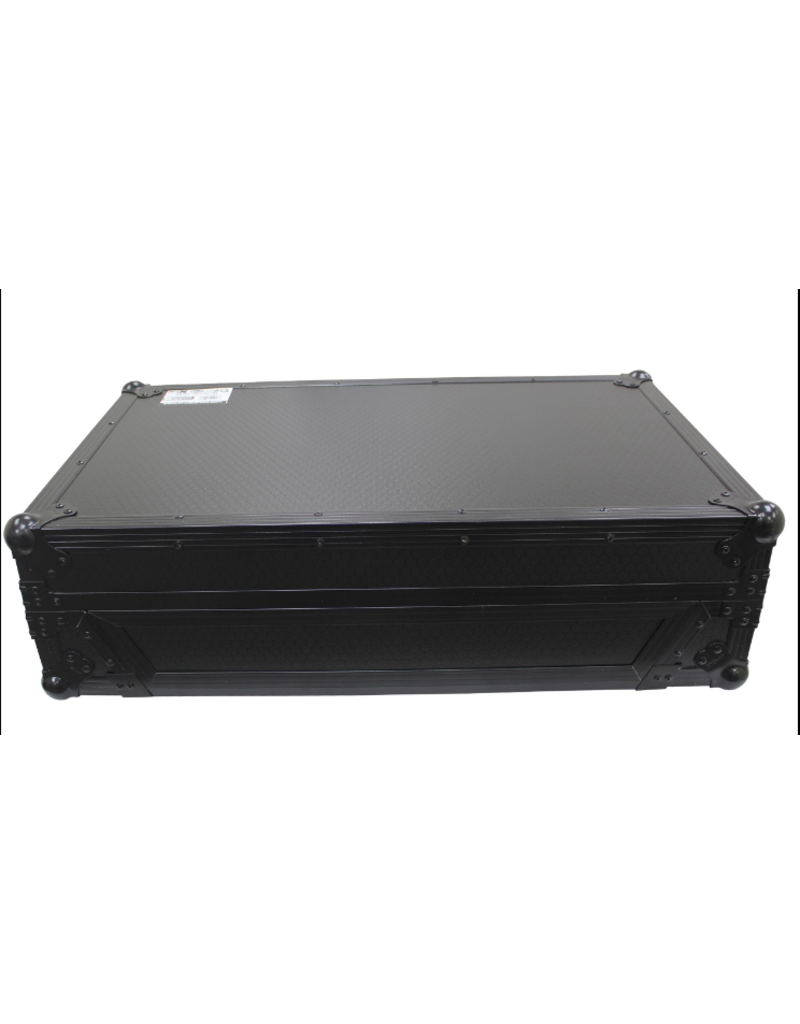 ProX ProX ATA Flight Case for Pioneer DDJ-1000 FLX6 SX3 DJ Controller w/ 1U Rack Space Wheels and LED - Black (XS-DDJ1000WLTBL LED)