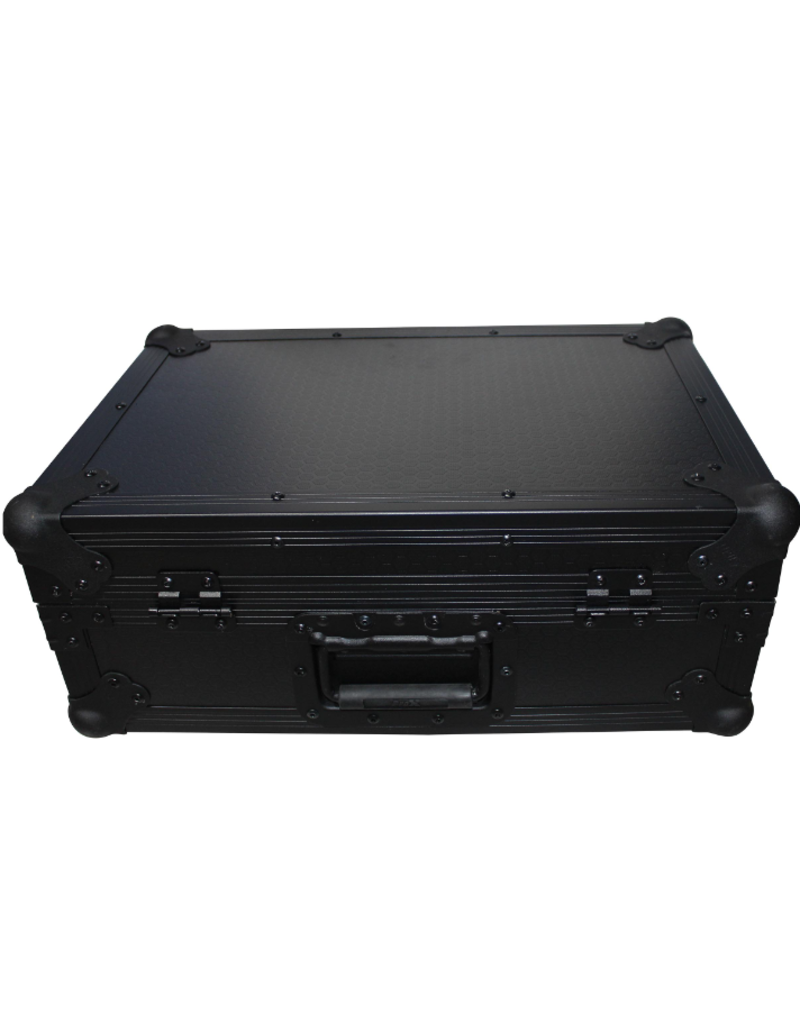 ProX ProX ATA Flight Case for Pioneer DDJ-1000 FLX6 SX3 DJ Controller w/ 1U Rack Space Wheels and LED - Black (XS-DDJ1000WLTBL LED)