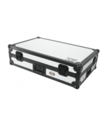 ProX ProX ATA Flight Style Road Case For Pioneer DDJ-FLX10 DJ Controller with Laptop Shelf 1U Rack Space and Wheels White Black Finish ( XS-DDJFLX10WLTWH)