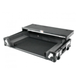 ProX ProX ATA Flight Style Road Case For Pioneer FLX10 or GRV6 w/ Laptop Shelf 1U Rack Space + Wheels White w/Black Finish ( XS-DDJFLX10WLTWH)