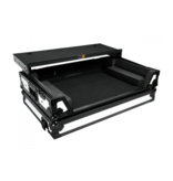 ProX ProX ATA Flight Style Road Case For Pioneer FLX10 or GRV6 w/ Laptop Shelf 1U Rack Space + Wheels White w/Black Finish ( XS-DDJFLX10WLTWH)