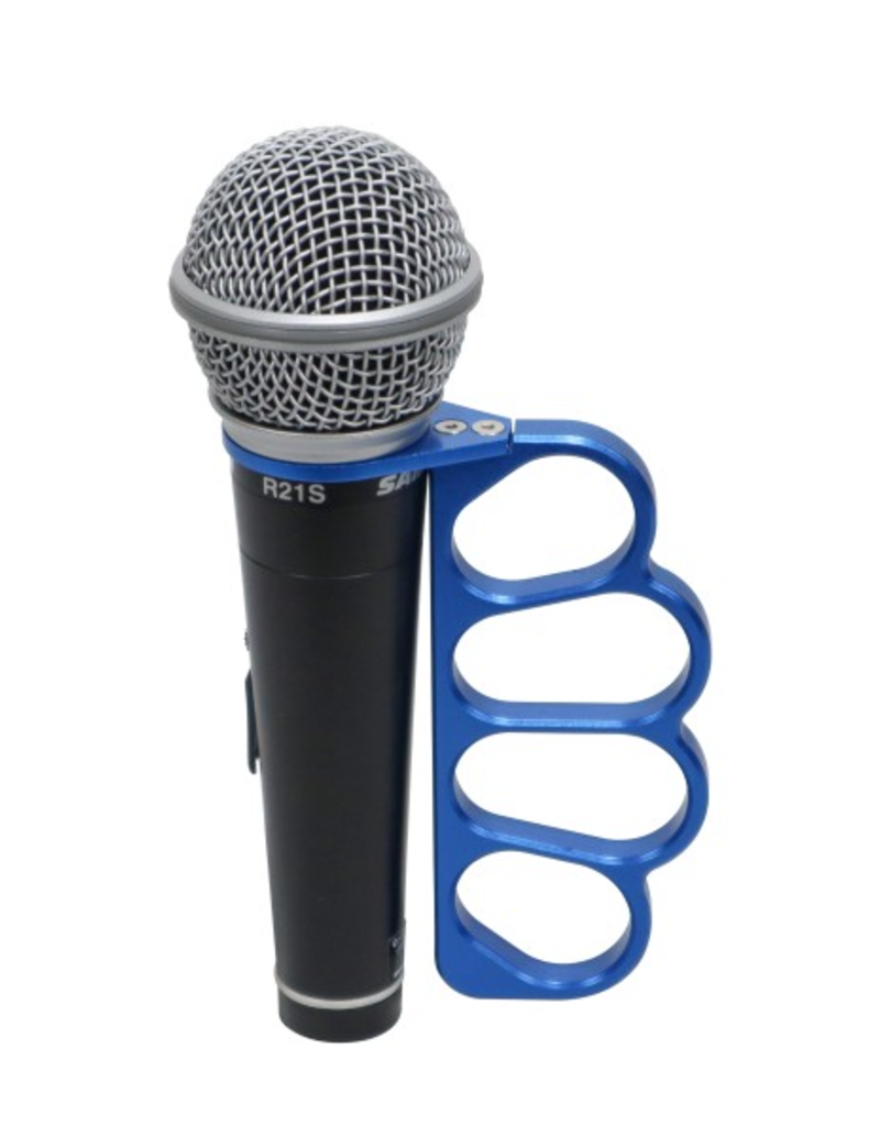 ProX GRIPMATE Hand-Gripped Slotted Microphone Knuckle Holder