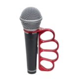 ProX GRIPMATE Hand-Gripped Slotted Microphone Knuckle Holder