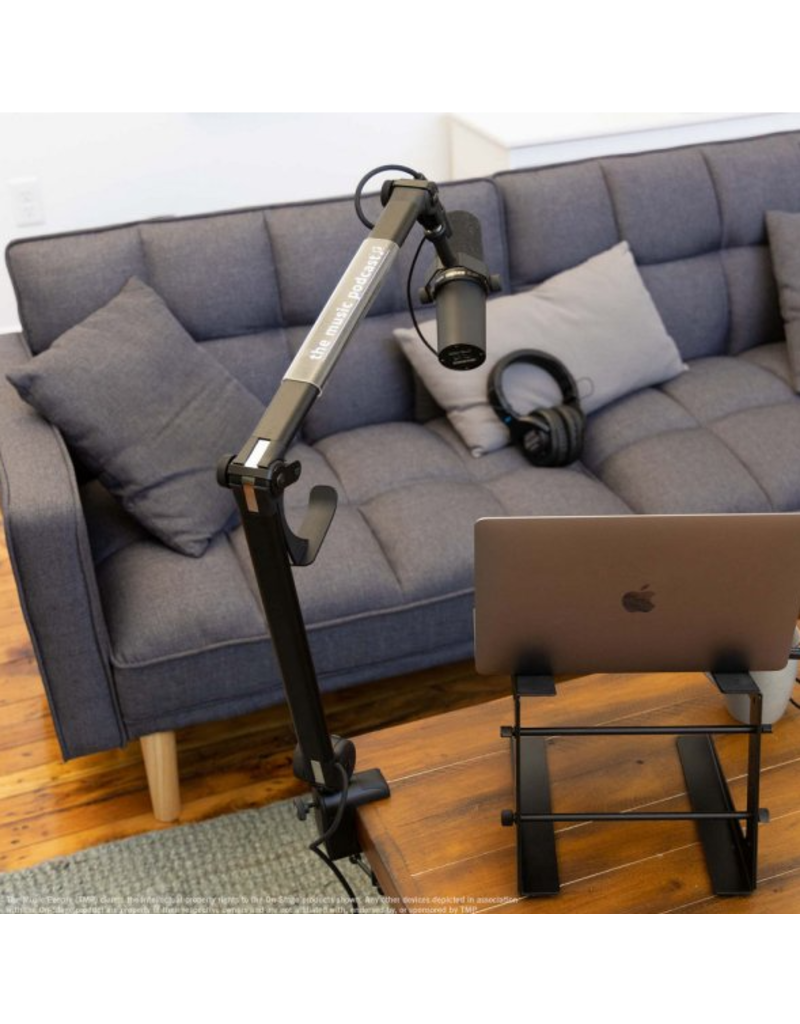 On-Stage On-Stage Broadcast-Style Microphone Boom Arm with Built-In XLR Cable and Detachable Headphone Hanger (MBS9500) Last One