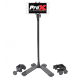 ProX ProX Mobi Buddy Hands Free Mobile Device Clip Kit DJ Cellphone holder Selfie Stick Table Stand Tripod Clamp + Case (X-MOBICP18)