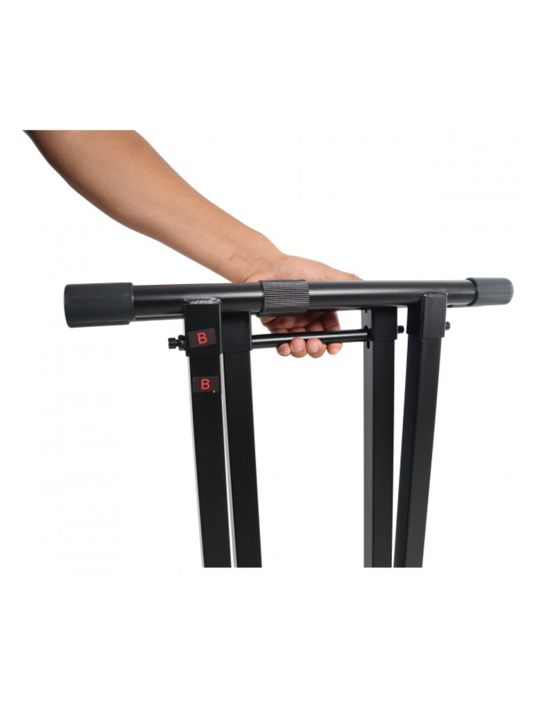 ProX ProxX Dual-Locking Keyboard DJ Controller Case Stand w/ Squeeze to Adjust Handle - 200 lb Cap  (X-KSD22)