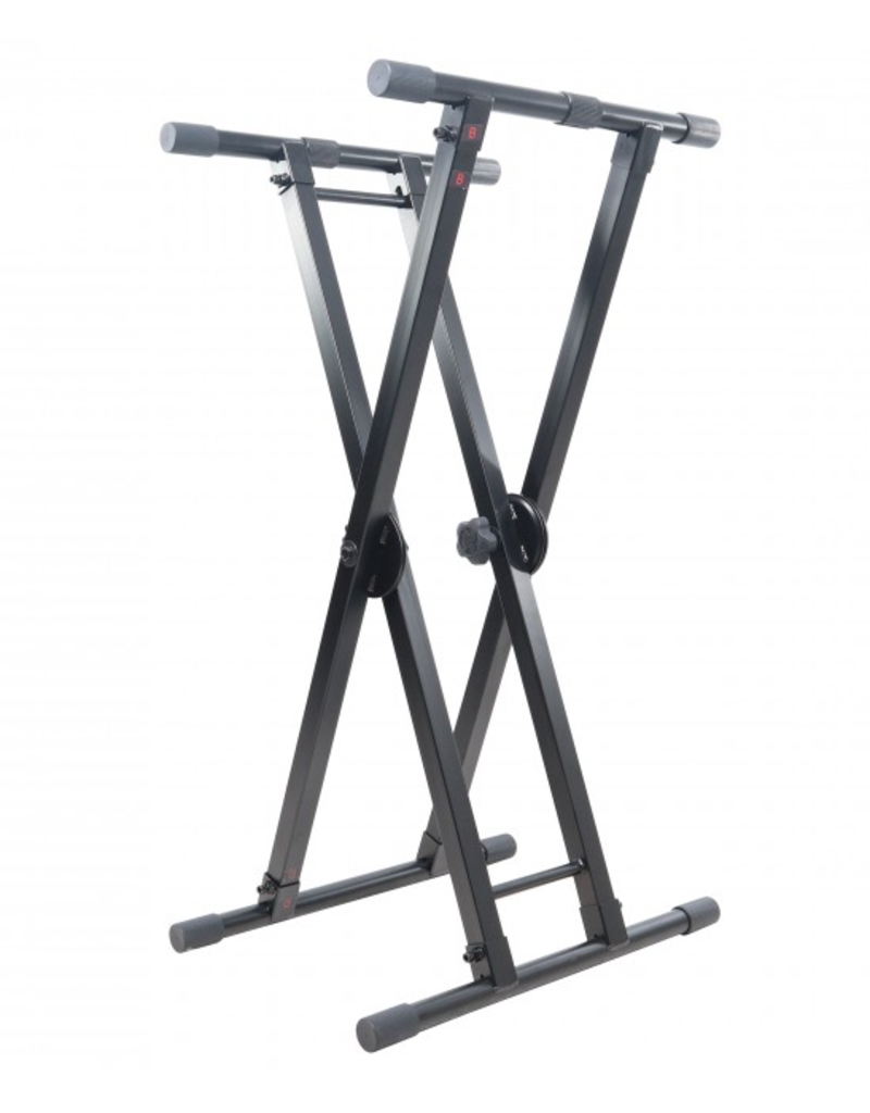 ProX ProxX Dual-Locking Keyboard DJ Controller Case Stand w/ Squeeze to Adjust Handle - 200 lb Cap  (X-KSD22)