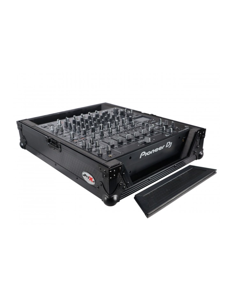 ProX ProX ATA Style Flight Road Case for Pioneer DJM-A9 DJM V10 DJ Mixer Black Finish (XS-DJMV10A9BL)