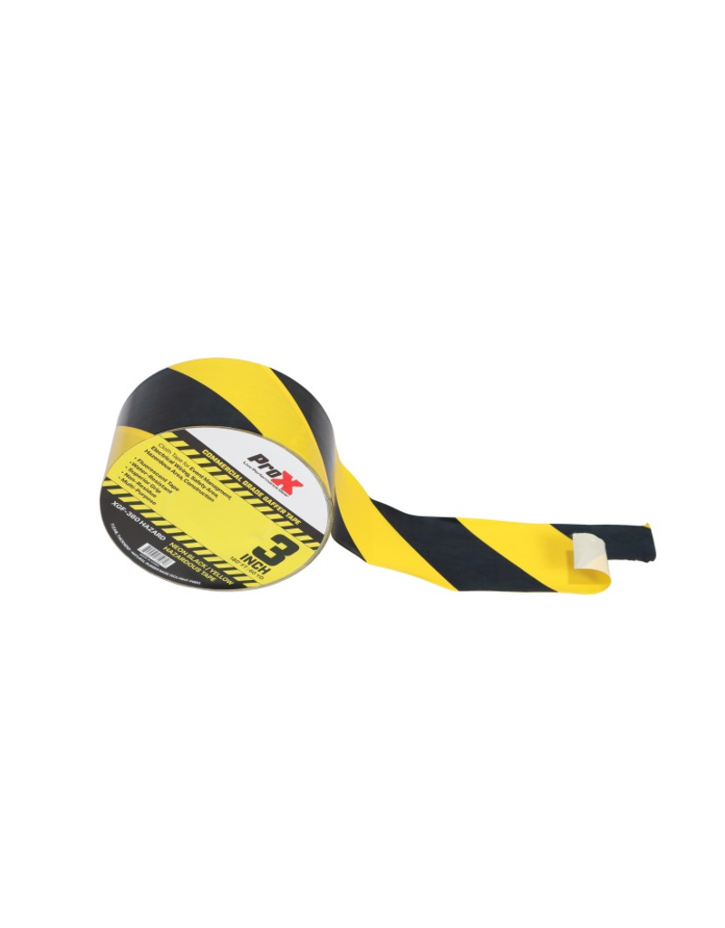 ProX ProX 3 Inch 180FT 60YD Hazardous Commercial Grade Gaffer Tape Pros Choice Non-Residue (XGF-360HAZARD)